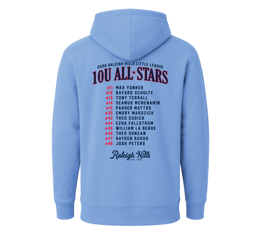 10U All-Stars Roster Hoodie - Youth Sizes