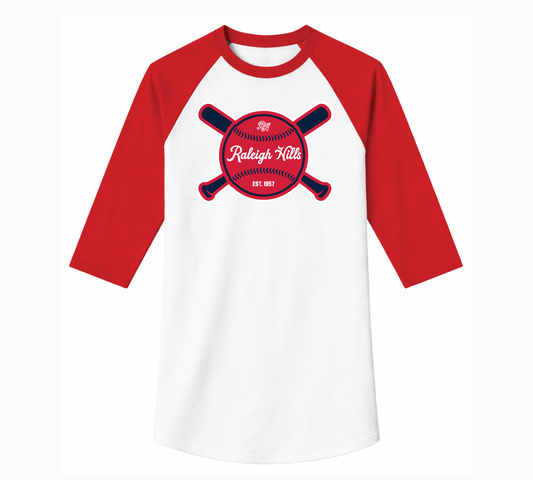 Crossed bats raglan - Adult sizes