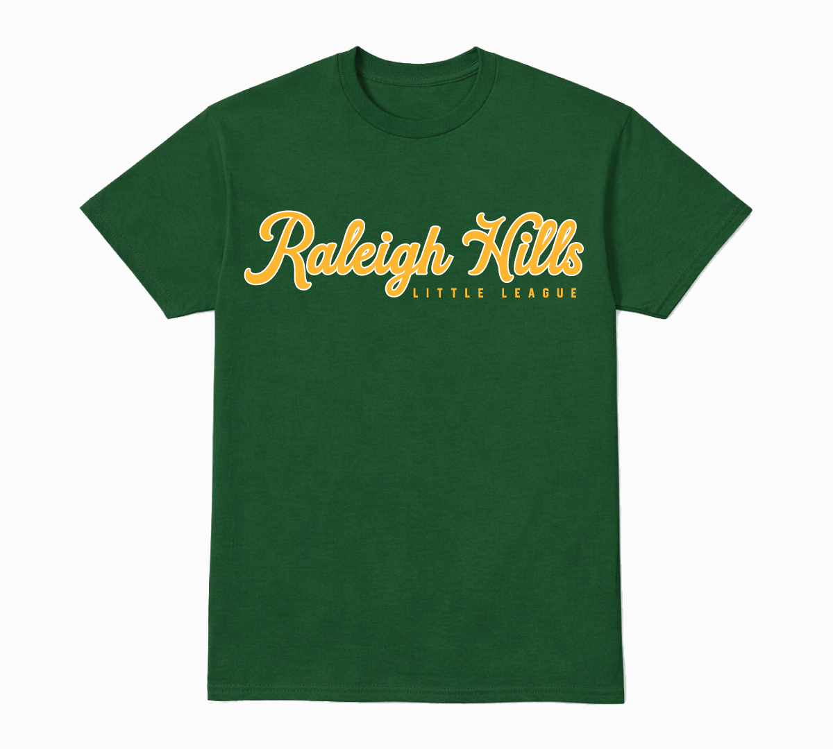 RHLL forest green sideline tee