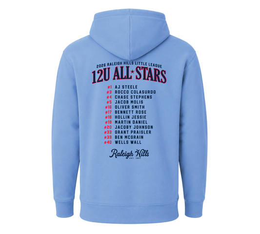 12U All-Stars Roster Hoodie - Adult Sizes