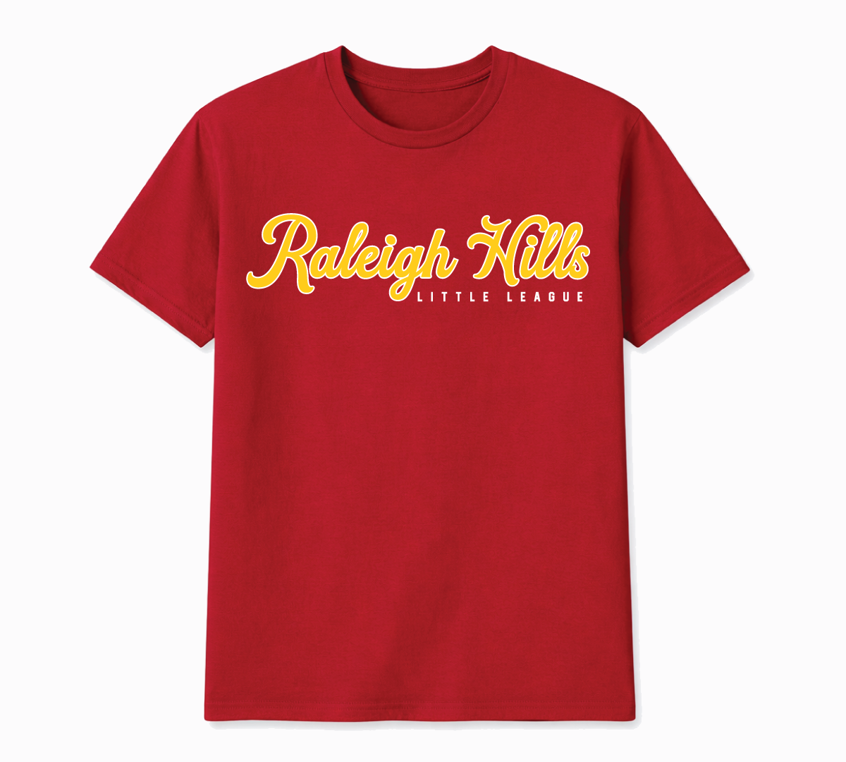 RHLL crimson sideline tee