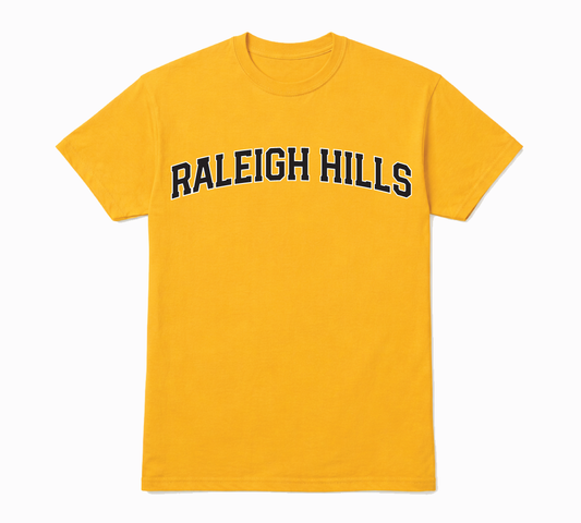 RHLL yellow sideline tee